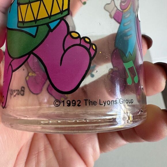 Vintage Barney Kids Plastic Cup 1992 The Lyons Group - Picture 6 of 9